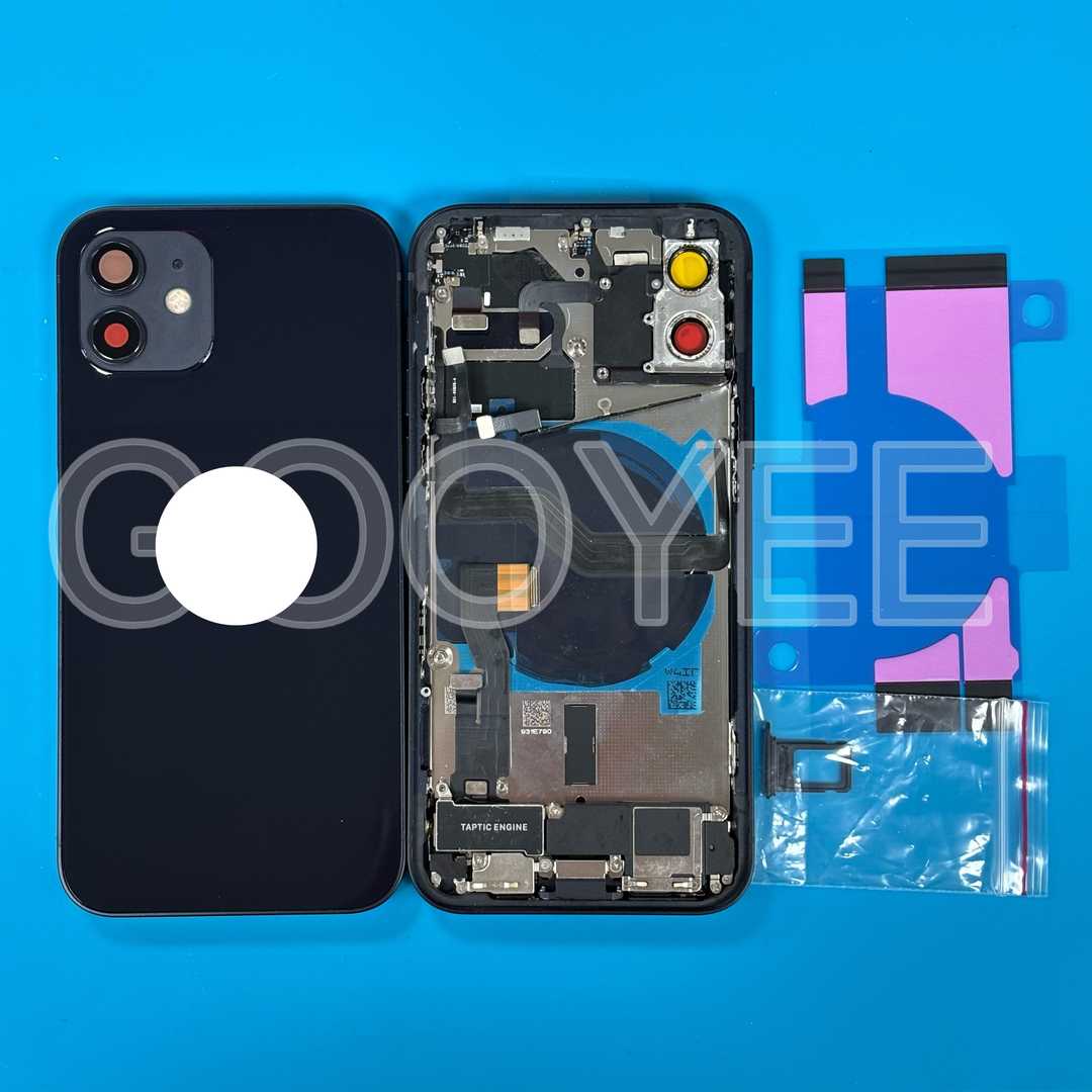 HOUSING FOR IPHONE 12/12 PRO ORG BLACK